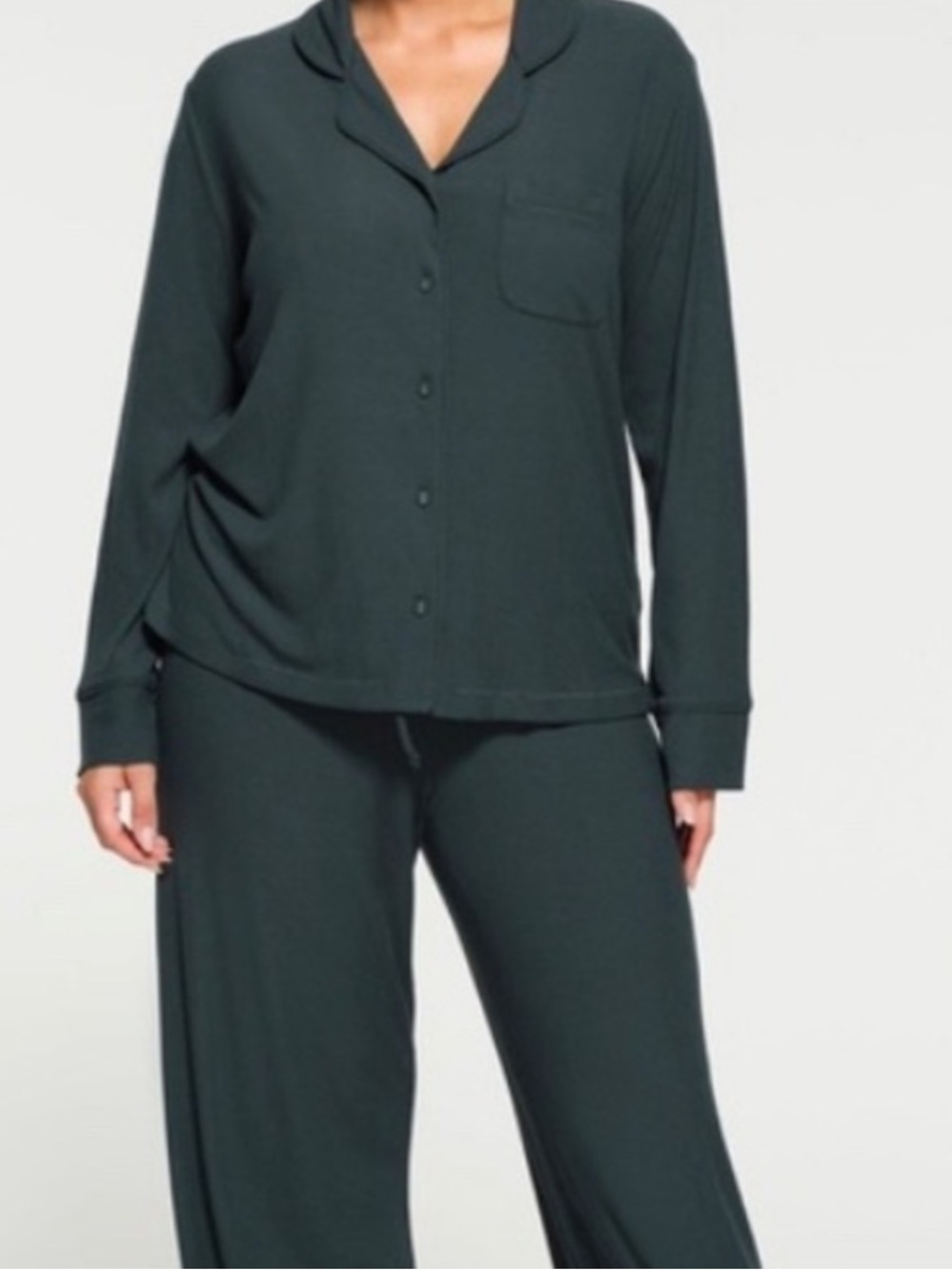 SKIMS SOFT LOUNGE RIB top CYPRESS